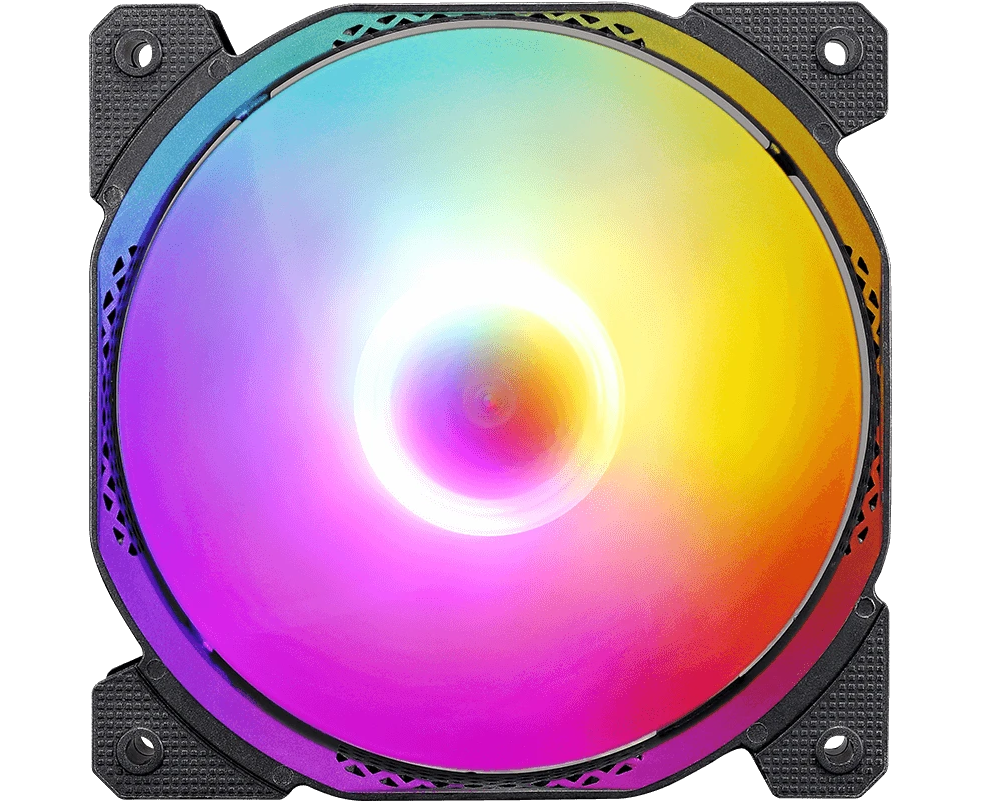 Вентилятор Formula Cosmic 14 BK FR, RGB 140х 140x25 черный 3-pin 4-pin (Molex) Ret