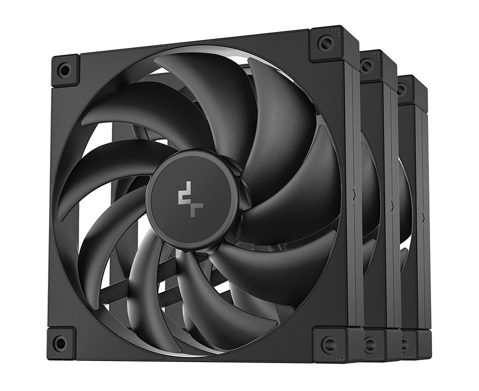 Вентилятор DEEPCOOL FD14-3 in 1 140x140x25мм (PWM, черный, 400-1650об/мин) Color BOX