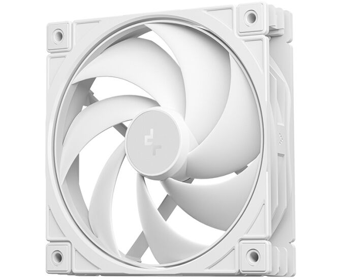 Вентилятор DEEPCOOL FD12 WH V2 120x120x25мм (PWM, белый, 500-2500об/мин) Color Box