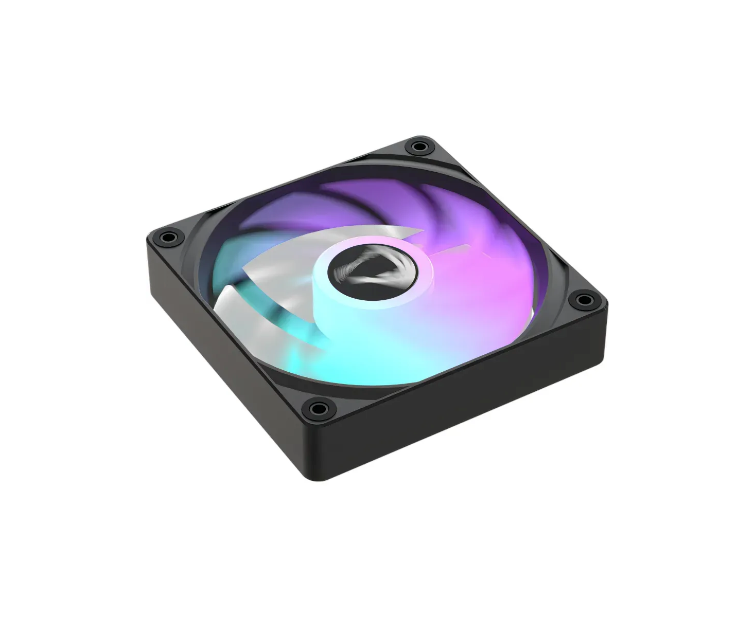 Вентилятор Formula PA120 R Reverse (pa120r black), 120мм, 4-pin, 1500об/мин, 28.8 д Б, ARGB, черный, Ret