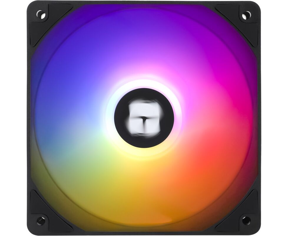 Кулер Thermalright TL-C12 C-S, ARGB (120x120x25mm, 4-pin PWM, 66.17 CFM, 25.6d BA, 1550 RPM, Black)