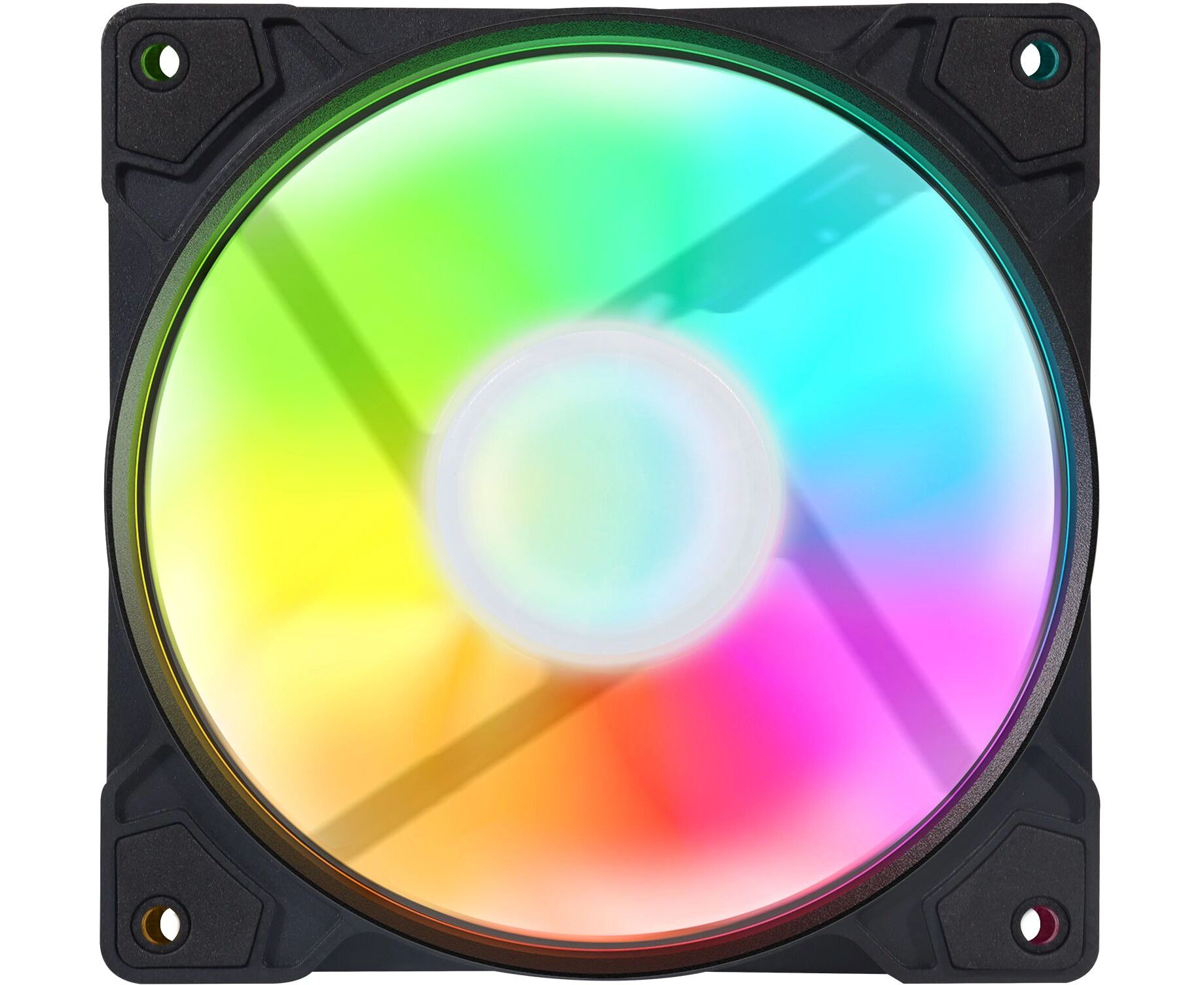 Вентилятор GMNG GG-CF120 ARGB1-PWMBK ARGB 120x120x25mm черный 4-pin 20-28d B 130gr Ret