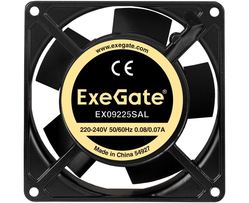 Вентилятор Exe Gate EX09225 SAL EX289005 RUS (92x92x25 мм, 2500 RPM, 34d BA)