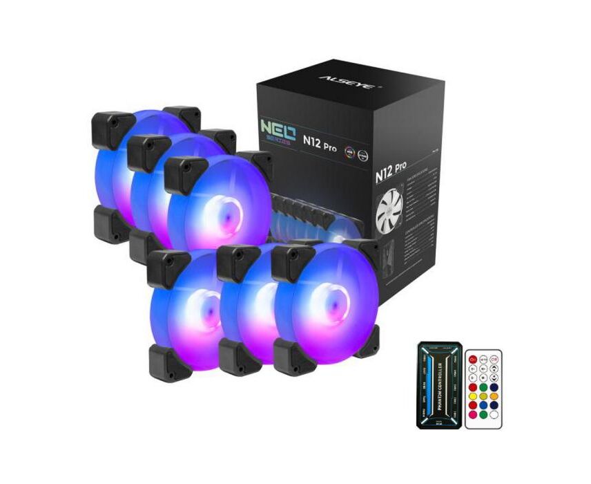 Вентилятор Alseye N12 Pro Fan Kit 120 x 120 x 25mm,Voltage: DC 12 V,Current:0.18 A,Fan Speed:1300 R.P.M