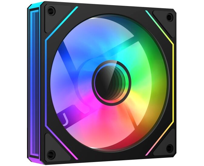 Вентилятор DEEPCOOL CG530 Fan BK 120x120x25мм (PWM, ARGB, черный, 800-1600об/мин) Bulk