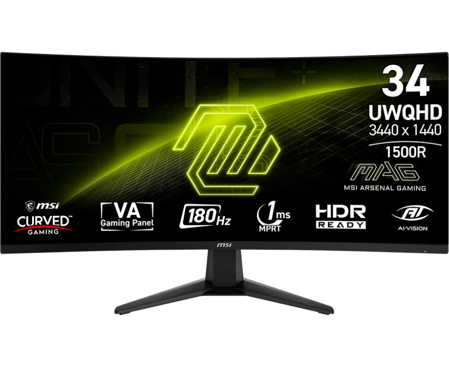Монитор MSI MAG 346 CQ 1500 R (9 S6-3 DD71 M-016) Black