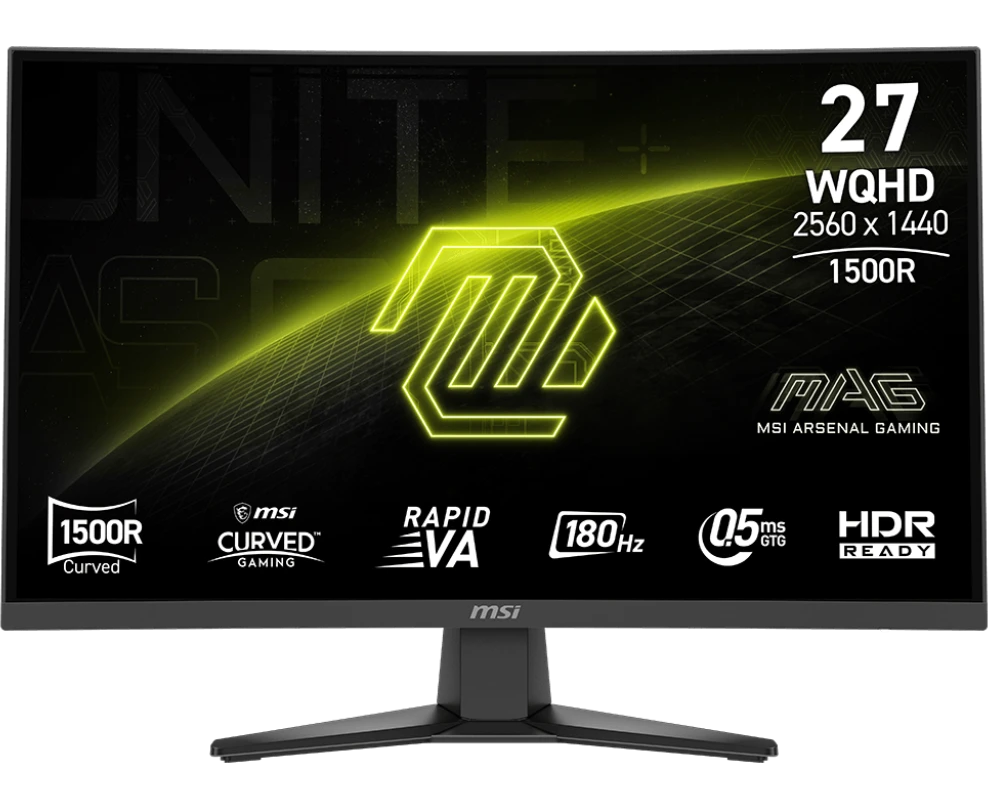 Монитор MSI Mag MAG 275 CQF E18 (9 S6-3 CE91 H-022) черный