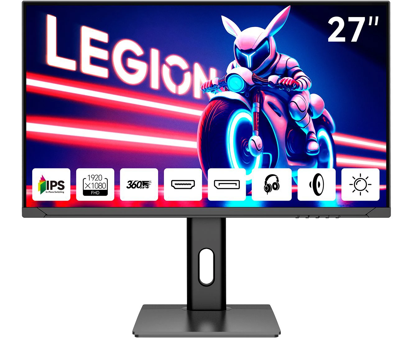Монитор AIWA MD2710 Black IPS, 1920x1080, HDMI+HDMI+DP+DP, 1ms, 178град./178град., 300cd/m, 1000:1, 360 Hz, Spk, Pivot