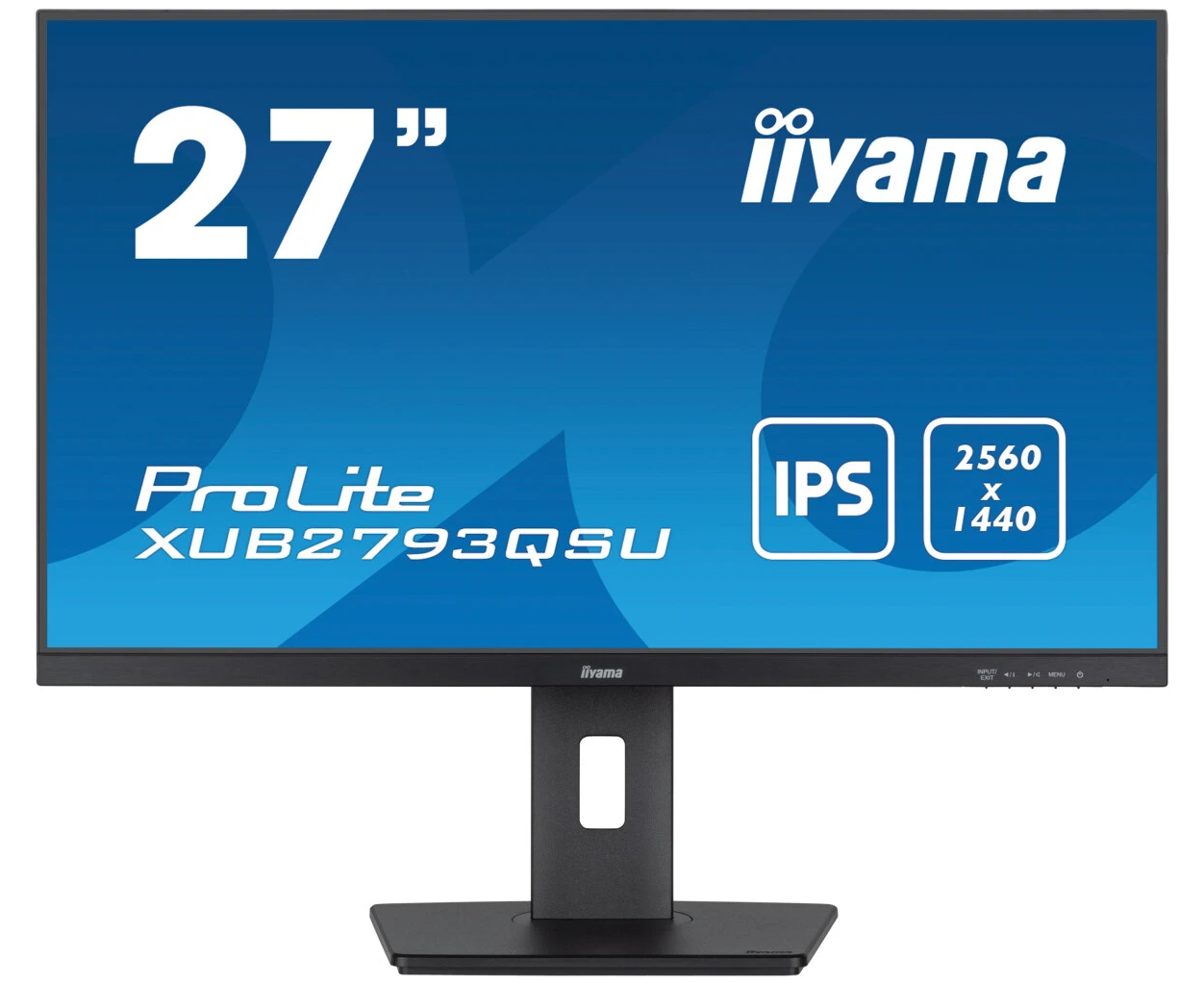 Монитор Iiyama Pro Lite XUB2793 QSU-B7 черный IPS LED 1ms 16:9 HDMI M/M матовая HAS Piv 1300:1 300cd 178гр/178гр 2560x1440 100 Hz DP 2 K USB 5.6кг