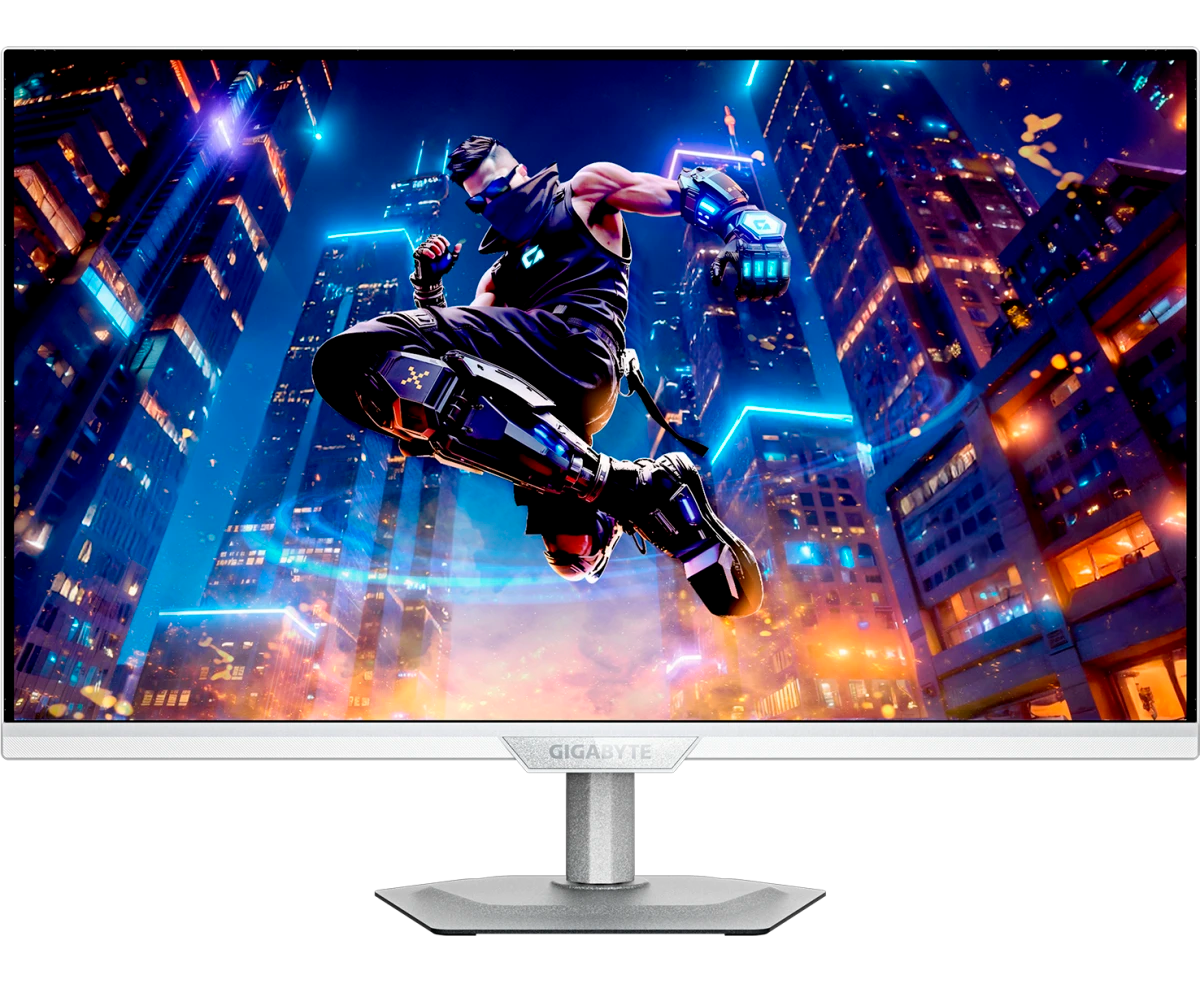 Монитор Gigabyte M27 UP ICE (20 VM0-M27 UPICWT-1 EKR) белый IPS LED 16:9 HDMI M/M матовая HAS 350cd 178гр/178гр 3840x2160 160 Hz DP 4 K USB 6.93кг