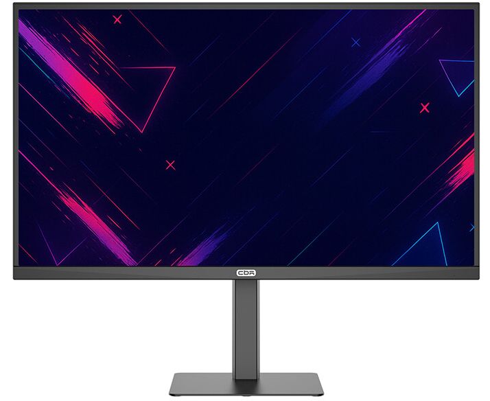 Монитор CBR LCD MG-2704 (LCD-MG2704-OPC) 27" IPS, UHD 4 K 3840x2160, 160 Гц, Динамики 2*5 W, HAS, Pivot, 2*DP/2*HDMI, внешний БП, черный, кабель DP 1.5м