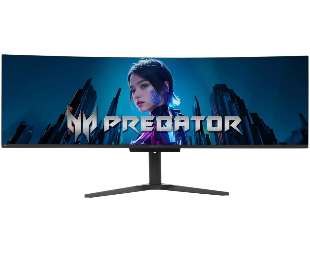 Монитор Acer Predator X49 Xbmipphuzx (UM.SXXCD.X01) 1800 R, 32:9, QD-OLED, DQHD, 0,03ms, 250cd, 240 Hz, HDMI, 2x DP, USB, USB-C, SPK, HAS