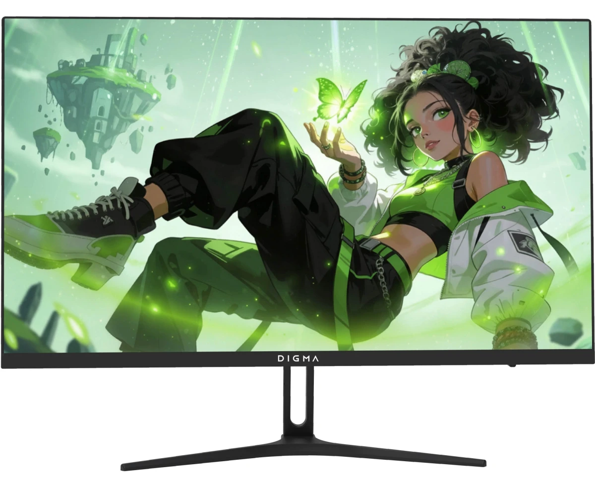 Монитор Digma Overdrive 24 P411 F черный IPS LED 1ms 16:9 HDMI M/M матовая 250cd 178гр/178гр 1920x1080 180 Hz G-Sync Free Sync DP FHD 2.8кг
