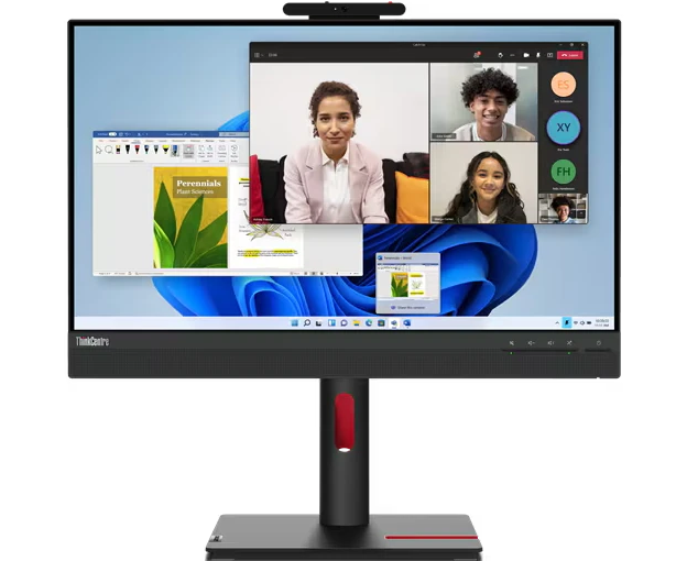 Монитор Lenovo TIO 24 G5 (12 NAGCR1 CS) 16:9, IPS, FHD, 4ms, 250cd, 60 Hz, HDMI, DP, USB, CAM, SPK, HAS