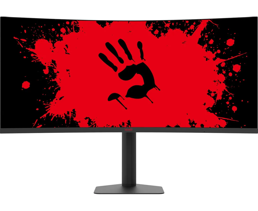 Монитор Bloody MN2 X черный VA LED 1ms 21:9 (Ultrawide) HDMI M/M матовая HAS Piv 400cd 178гр/178гр 5120x2160 180 Hz G-Sync Free Sync DP 5 K USB 11.1