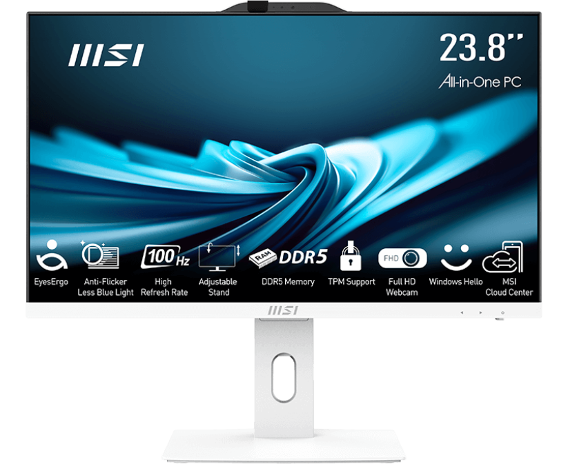 Моноблок MSI Pro AP242 P 14 M-655 XRU (9 S6-AE0622-1059) 23.8"(1920x1080 IPS)/Intel Core i5 14400(2.5 Ghz)/16384 Mb/512 PCISSD Gb/no DVD/Int:Intel UHD Graphics