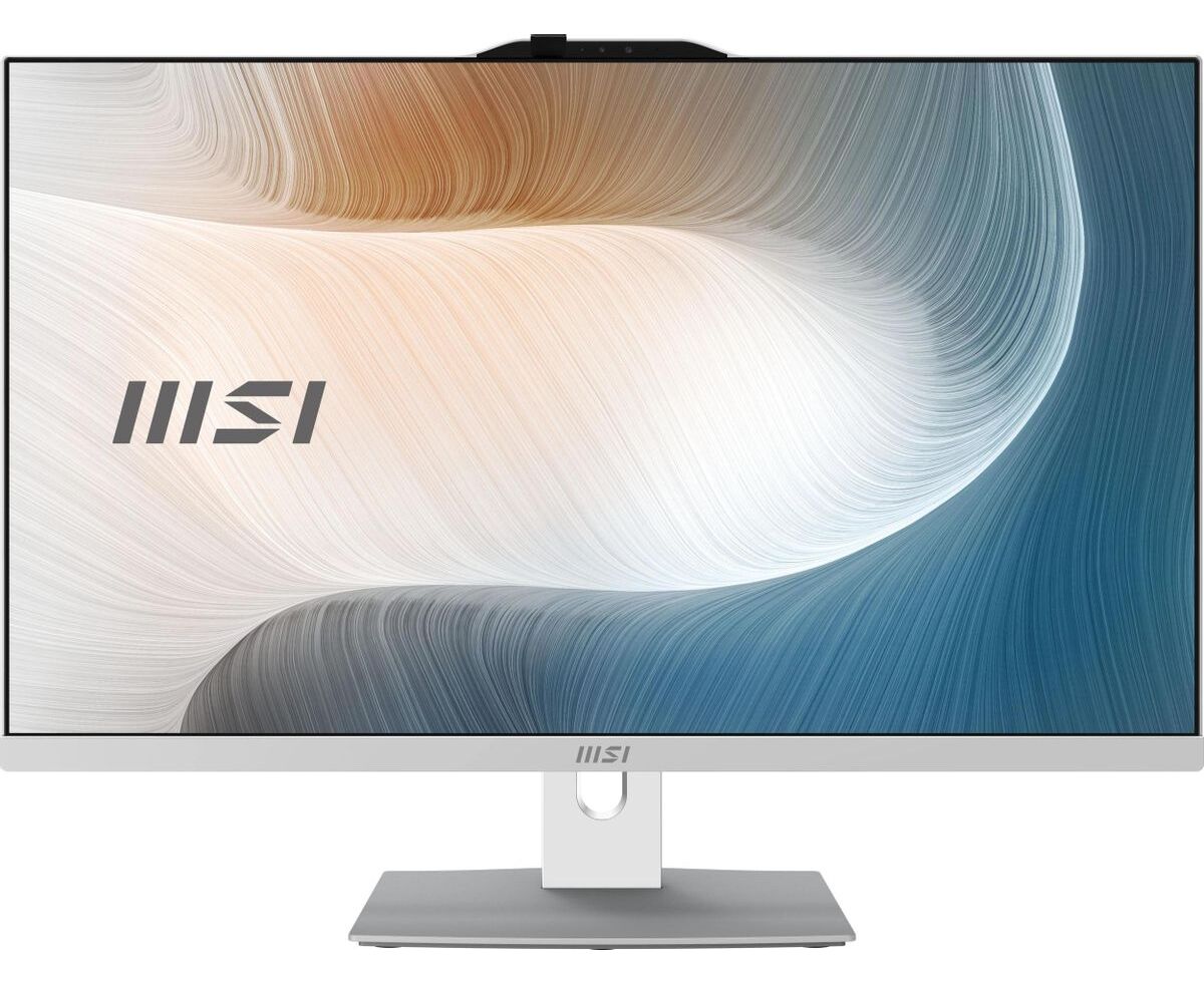 Моноблок MSI Modern AM272 P 1 M-685 XRU (9 S6-AF8232-1403)Full HD Core 7 150 U(1.8) 32 Gb SSD1 Tb Graphics без ОС Gbit Eth Wi Fi 120 W клавиатура мышь Cam белый