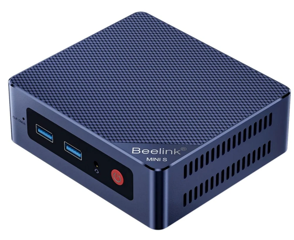 Мини ПК Beelink Mini S12 (BL/MINI S12/N95/8 G/256 G/Navy Blue) Intel Alder Lake N95, 4 C/4 T, Intel UHD 1.20 G Hz(16 E Us), 8 GB DDR4 3200 M Hz RAM 256 GB