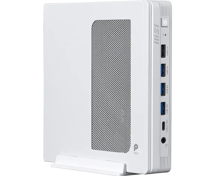 Неттоп MSI Pro DP10 A14 MG-011 XRU (9 S6-B21012-011) i5 14400 (2.5) 16 Gb SSD512 Gb UHDG 730 без ОС 2x2.5 Gbit Eth Wi Fi BT 120 W белый