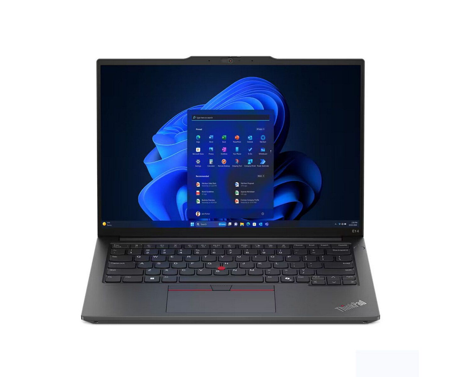 Ноутбук LENOVO Think Pad E14 G6 (21 M7002 XRT) 14" IPS WUXGA Core Ultra 7 155 H/16 Gb/512 Gb SSD/VGA int/FP/W11 Pro/black