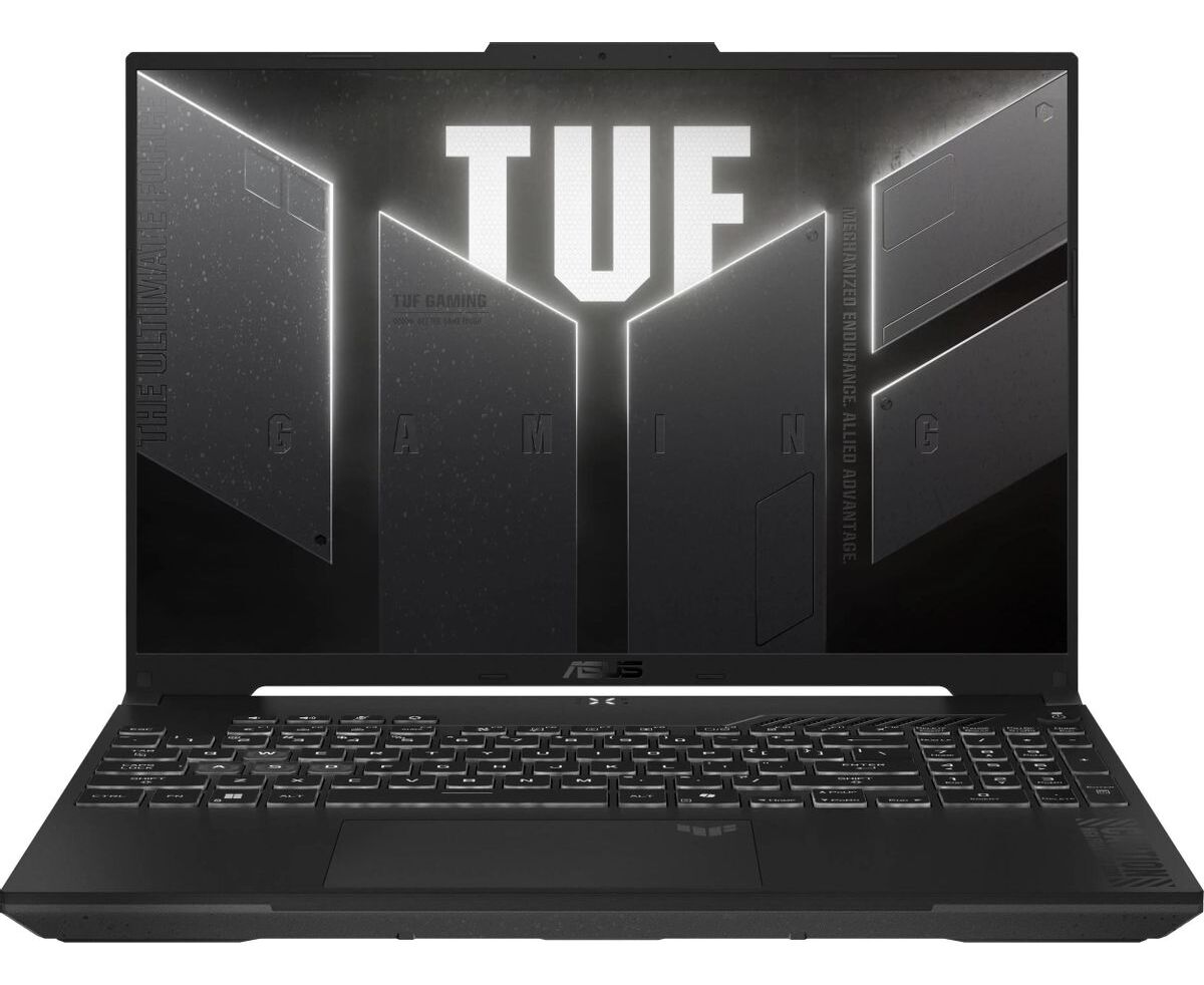Ноутбук Asus TUF F16 Gaming FX607 VJB-RL103 (90 NR0 MZ6-M005 K0) Core 5 210 H/16 Gb/SSD512 Gb/RTX 3050 6 Gb/16"/IPS/WUXGA/no OS/grey