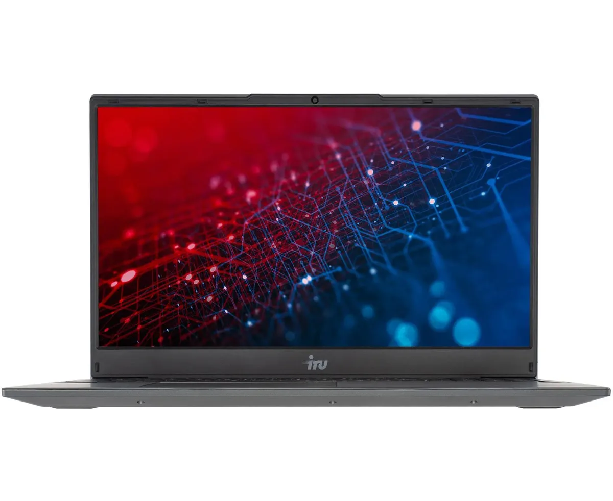 Ноутбук IRU Tactio 15 PHR (2150146) Ryzen 5 7430 U 16 Gb SSD512 Gb AMD Radeon Graphics 15.6" IPS FHD (1920x1080) Free DOS black Wi Fi BT Cam 4000m Ah