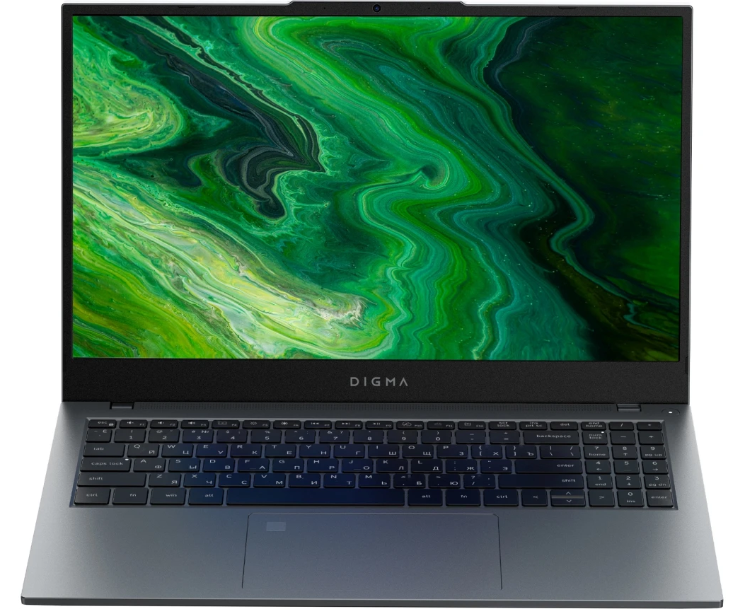 Ноутбук Digma Pro Fortis M (DN15 P7-BDXW01)Core i7 1255 U 32 Gb SSD512 Gb Intel Iris Xe graphics 15.6" IPS FHD (1920x1080) Windows 11 Pro grey Wi Fi BT Cam