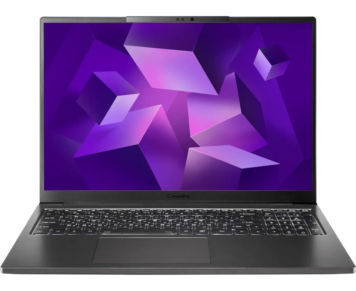 Ноутбук Kvadra Nau LP16 (Y22 L01 CAS122 R_DCFD05) Core Ultra 7 155 U 16 Gb SSD512 Gb без ОС graphite Wi Fi BT