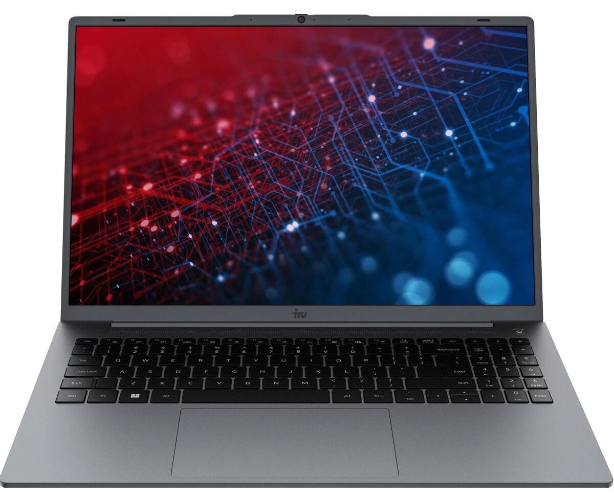 Ноутбук i RU Tactio 16 ALB (2110207) 16", IPS, Intel Core i5 1235 U 1.3 ГГц, 10-ядерный, 16 ГБ 256 ГБ SSD, Intel UHD Graphics, Windows 11 Pro, серый