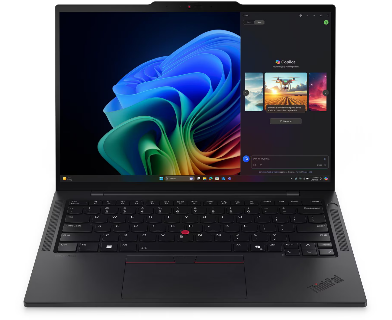 Ноутбук Lenovo Think Pad T14s G6 (21 QX000 KUS) 14" WUXGA (1920x1200) Touch IPS AG 400 nits, Ultra 7 268 V v Pro, 32 GB, 1 TB SSD, FPR, 5 MP RGB+IR Cam