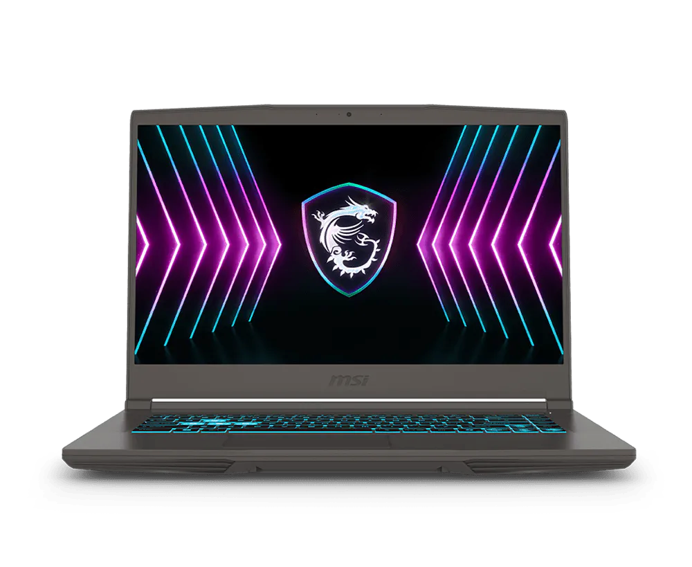Ноутбук MSI Thin 15 B2 RVE-3451 XRU (9 S7-16 R831-3451) Intel Core 7 240 H/16 Gb/SSD512 Gb/RTX4050 6 Gb (45 W)/15.6"/IPS/FHD/1920x1080/144 Hz/No OS/ Gray