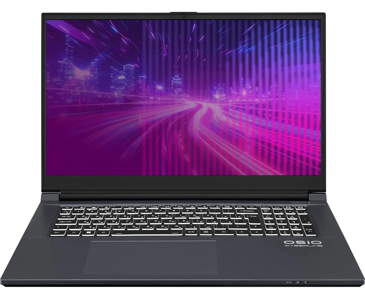 Ноутбук Osio Cyber Line C170i-002 Core i5 12600 H 16 Gb SSD512 Gb NVIDIA Ge Force RTX4050 17.3" FHD (1920x1080) без ОС Wi Fi BT Cam