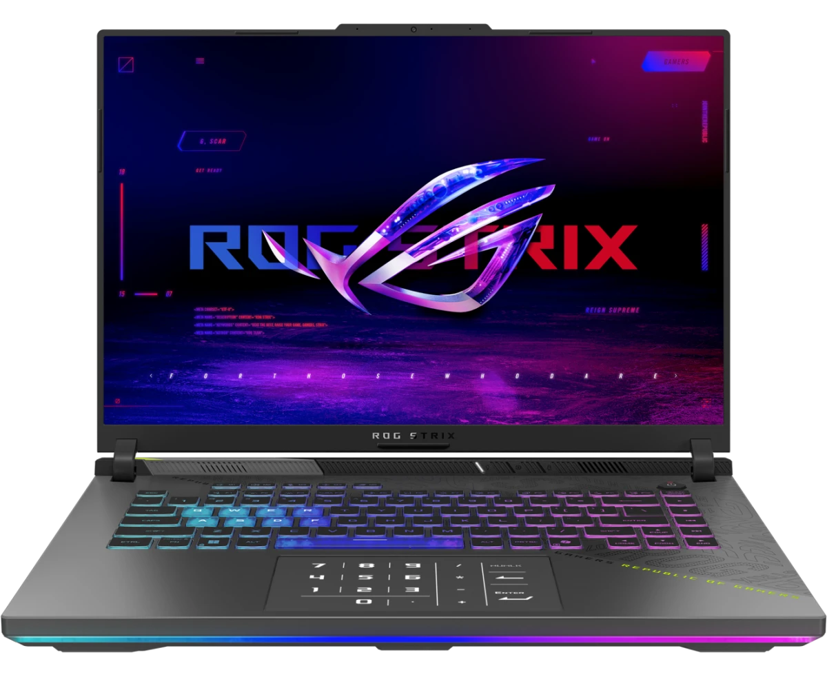 Ноутбук Asus ROG Strix G16 G614 PP-WH94 (90 NR0 L67-M004 S0-Win11)Ryzen 9 8940 HX 16 Gb SSD1 Tb NVIDIA Ge Force RTX 5070 8 Gb 16" IPS FHD+ (2560x1600) grey