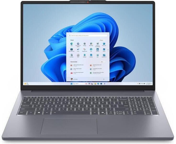 Ноутбук Lenovo Idea Pad Slim 3 16 AHP10 (83 KB000 DRK_Win11 P) AMD Ryzen 7 8840 HS 3300 M Hz/16"/1920x1200/16 GB/512 GB SSD/AMD Radeon 780 M/Wi-Fi/Wind11 Pro