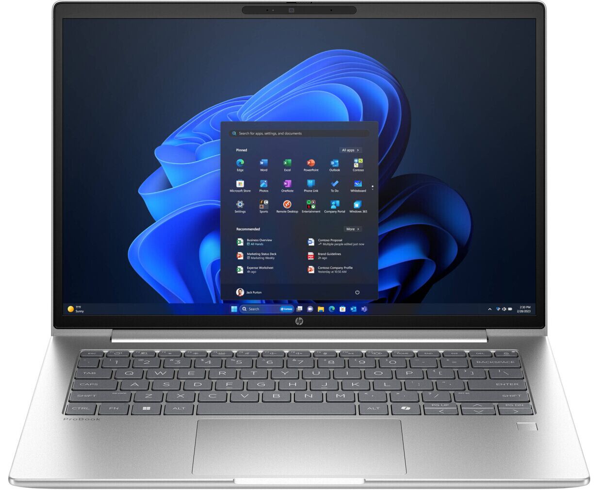 Ноутбук HP Pro Book 4 G1ah (BY2 K7 AT-W11 Pro) Silver 14" WUXGA Ryzen 5 220/16 Gb/SSD512 Gb