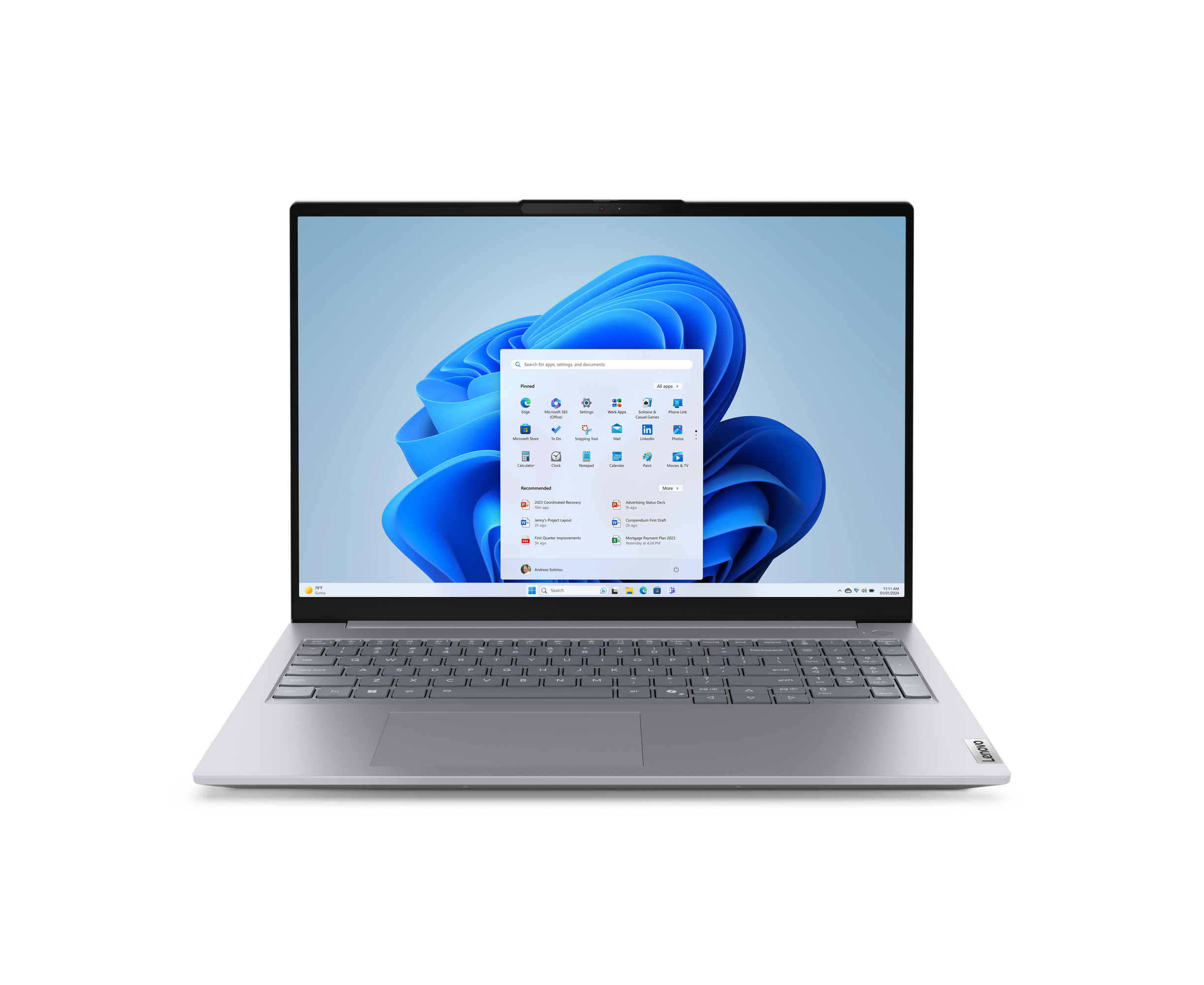 Ноутбук Lenovo Think Book 16 G8 IAL (21 SK0088 FW) Arctic Grey
