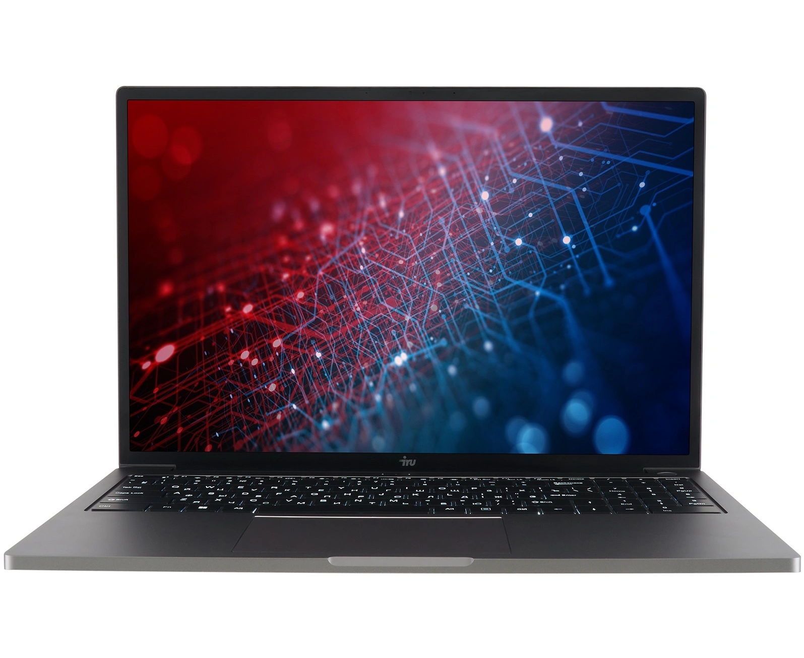 Ноутбук IRU Strato 16 ALMR (2142318-Win11 P) Core i5 12450 H 16 Gb SSD512 Gb Intel UHD Graphics 16" IPS FHD (1920x1200) grey Wi Fi BT Cam 5400m Ah