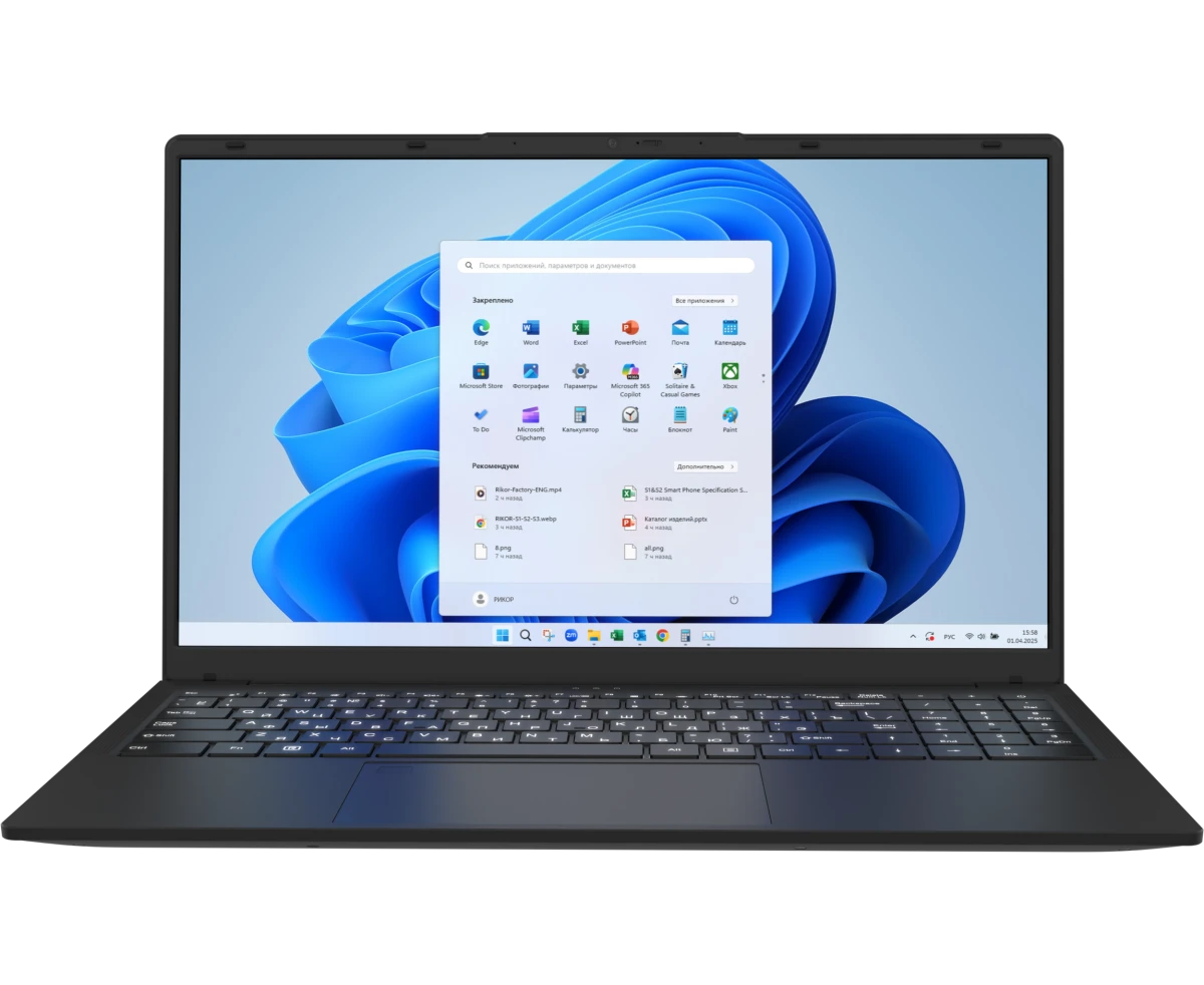 Ноутбук RIKOR Neuro 0003265 A 15.6" FHD IPS Core i5-1235 U/16 Gb/512 Gb/Win11 Pro