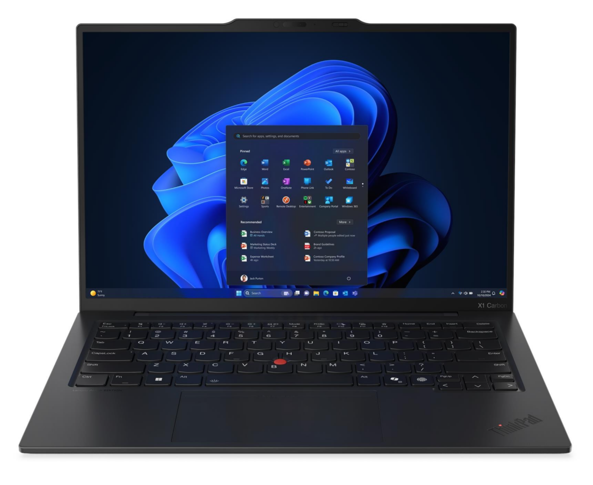 Ноутбук Think Pad X1 Carbon Gen 13 Aura Edition (21 NS00 XNGQ) 14" 2.8 K (2880x1800) OLED 500 N, Ultra 7 258 V, 32 GB Soldered LPDDR5x-8533, 1 TB SSD M.2