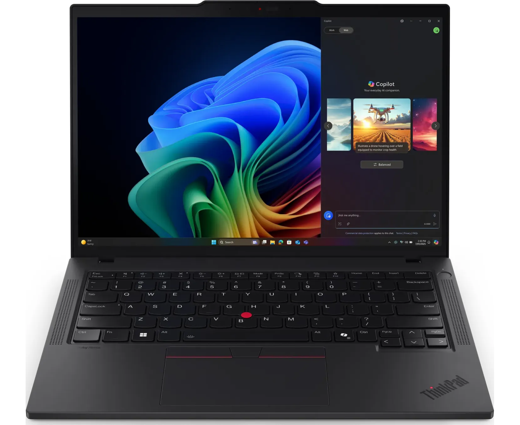 Ноутбук Lenovo Think Pad T14 G6 (21 QCA049 CD_W11 Pro) клав.рус.грав 14" WQXGA+ 2.8 K OLED Touch 500nits Ultra 7 255 H/16 GB/512 GB SSD/LTE/5 MP