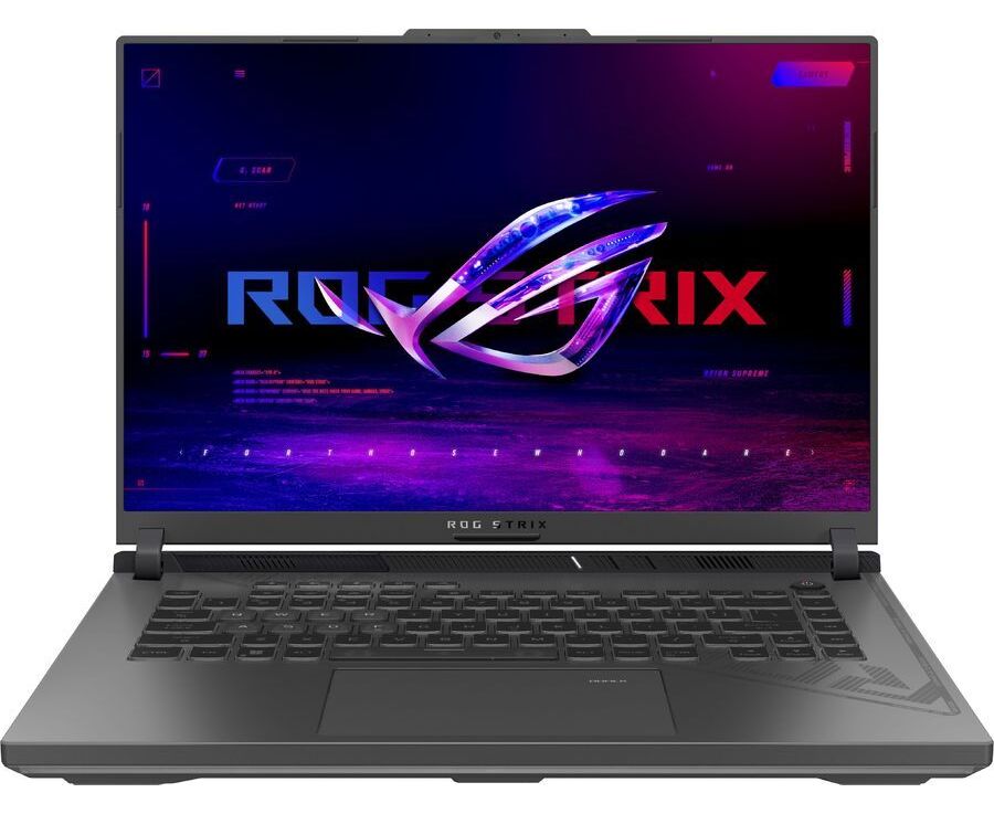 Ноутбук ASUS Rog Strix G16 G614 JU-N3540 (90 NR0 CC1-M015 S0-DOS) 16" FHD+ IPS 250 N 165 Hz/i5-13450 HX/16 GB/1 TB SSD/RTX 4050 6 GB/DOS/Gray