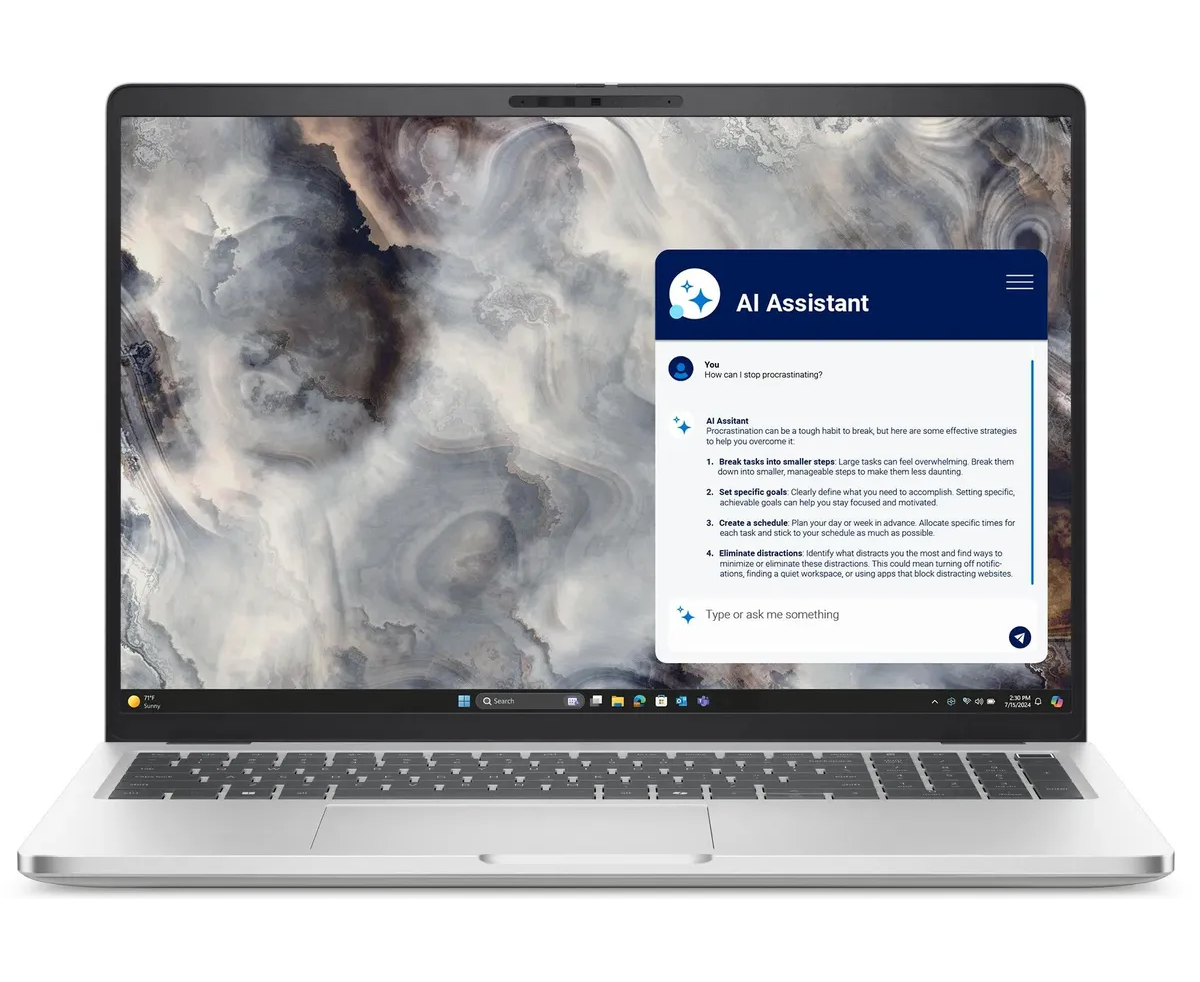Ноутбук Dell Pro 16 Plus (Pro16 PL-5613) Core Ultra 5 235 U 16 Gb SSD1 Tb Intel Graphics 16" WVA FHD+ (1920x1200) Linux grey Wi Fi BT Cam