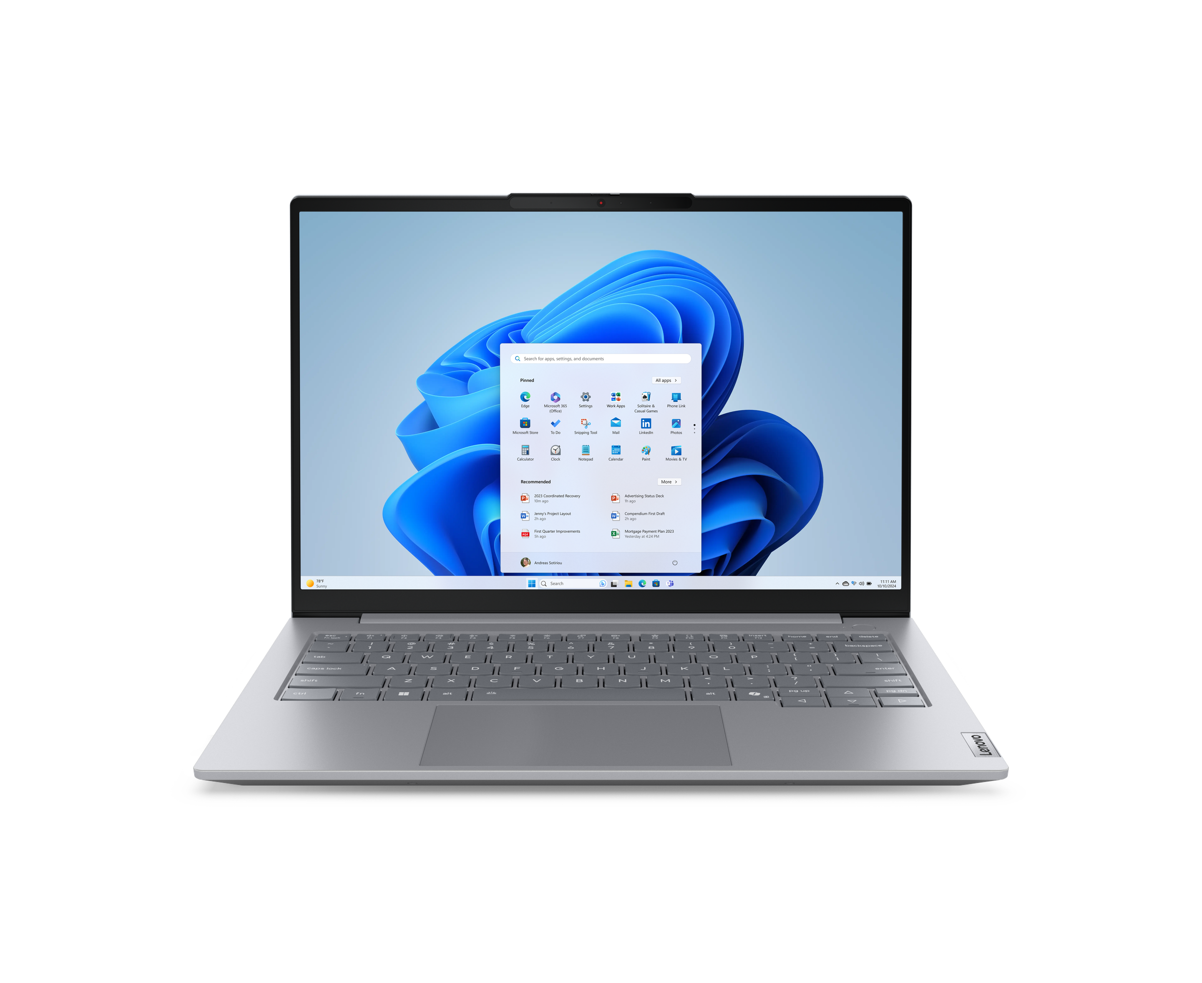 Ноутбук Lenovo Think Book 14 G8 IRL (21 SG000 LAU) 14" WUXGA IPS, Core5 210 H, 16 GB(2*8), 512 GB SSD, 45 Wh, Intel Graphics, FHD+IR Cam, FP, BKLT KB US-ENG