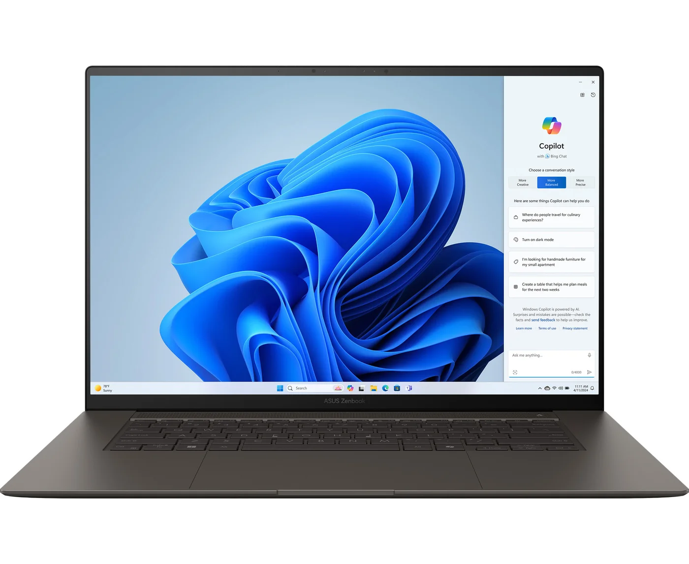 Ноутбук Asus Zenbook S 16 UM5606 WA-RK216 W (90 NB13 M1-M00 DF0)