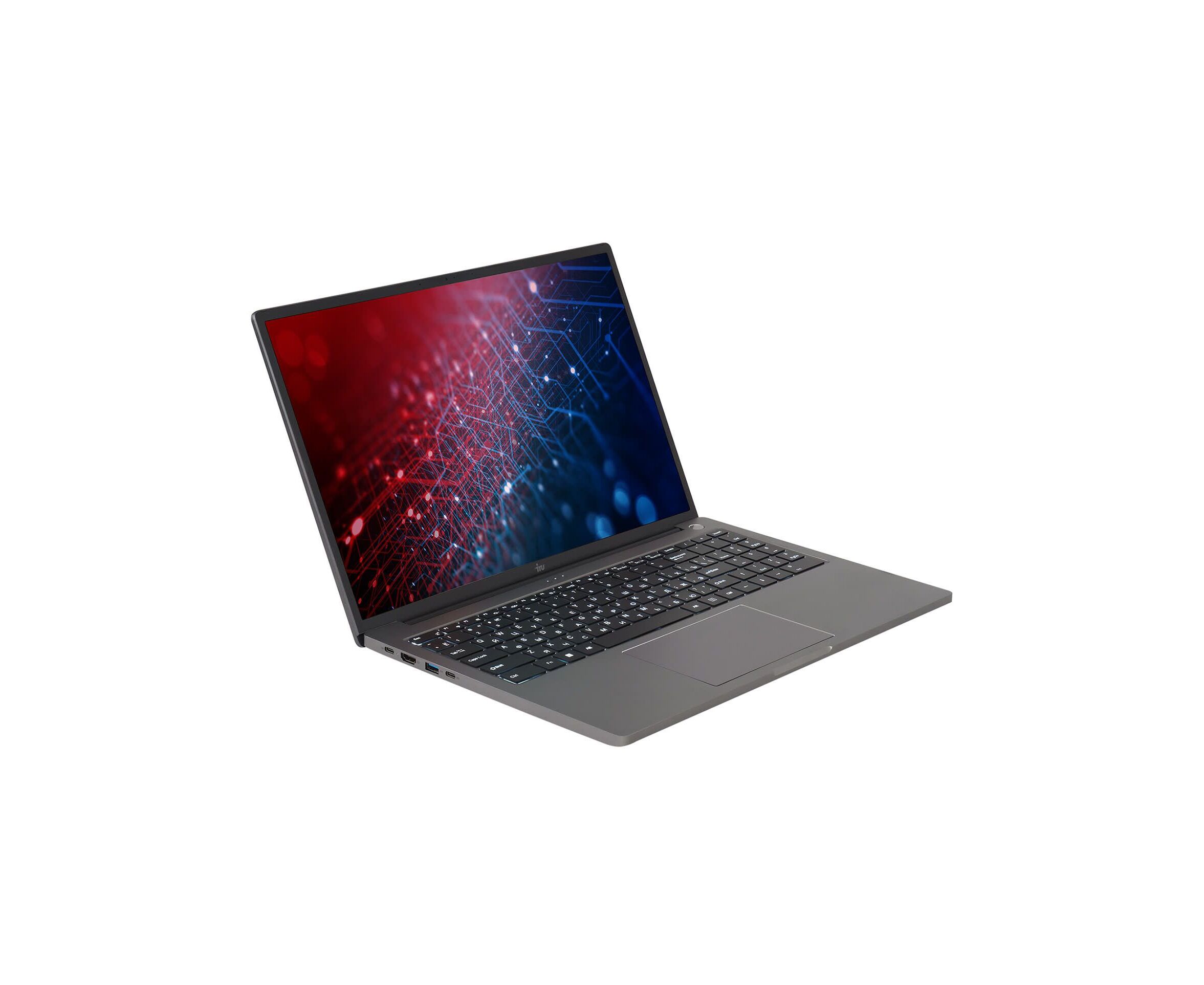 Ноутбук IRU Strato 16 ALMR (2159330-Win11 Pro) Core i5 12450 H 16 Gb SSD512 Gb Intel UHD Graphics 16" IPS WQXGA (2560x1600) silver Wi Fi BT Cam 5400m Ah
