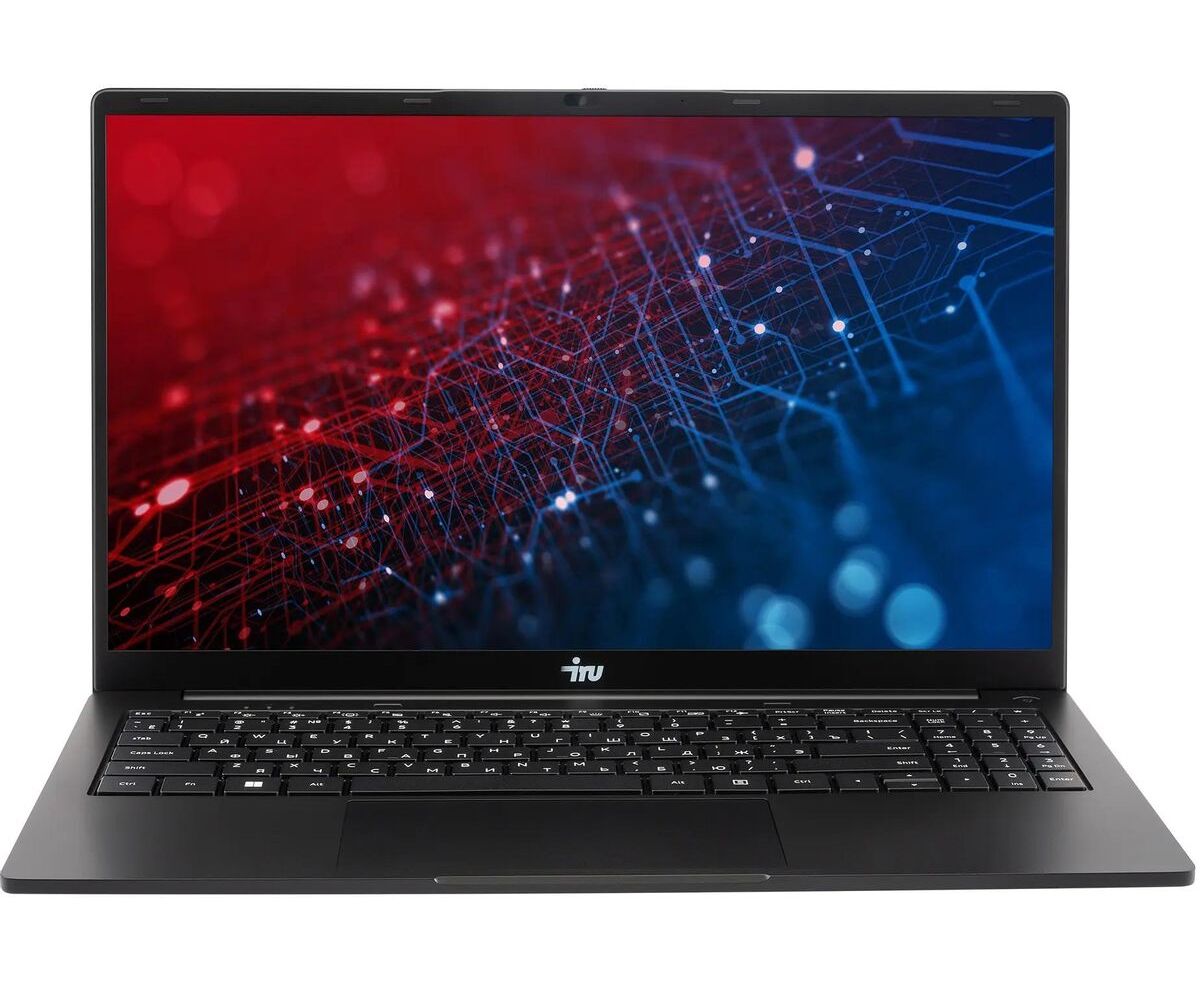Ноутбук IRU Strato 15 ALID5 (2150071-Win11 Pro) Core i5 1235 U 8 Gb SSD256 Gb Intel UHD Graphics 15.6" IPS FHD (1920x1080) black Wi Fi BT Cam 6000m Ah