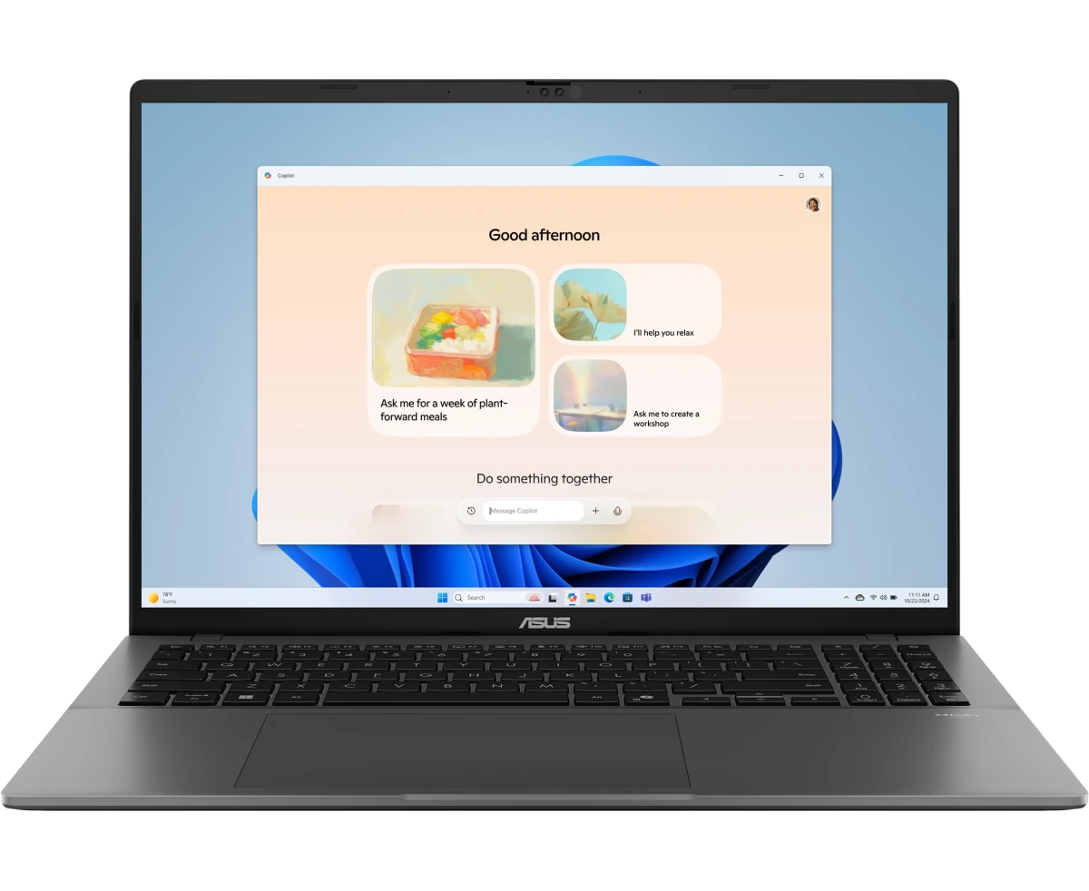 Ноутбук ASUS Vivo Book S16 OLED S3607 CA-SH134 (90 NB16 I2-M009 Z0_32) Intel Core Ultra 7 255 H 4400 M Hz/16"/1920x1200/32 GB/1024 GB SSD/Intel Arc/Wi-Fi/Без ОС