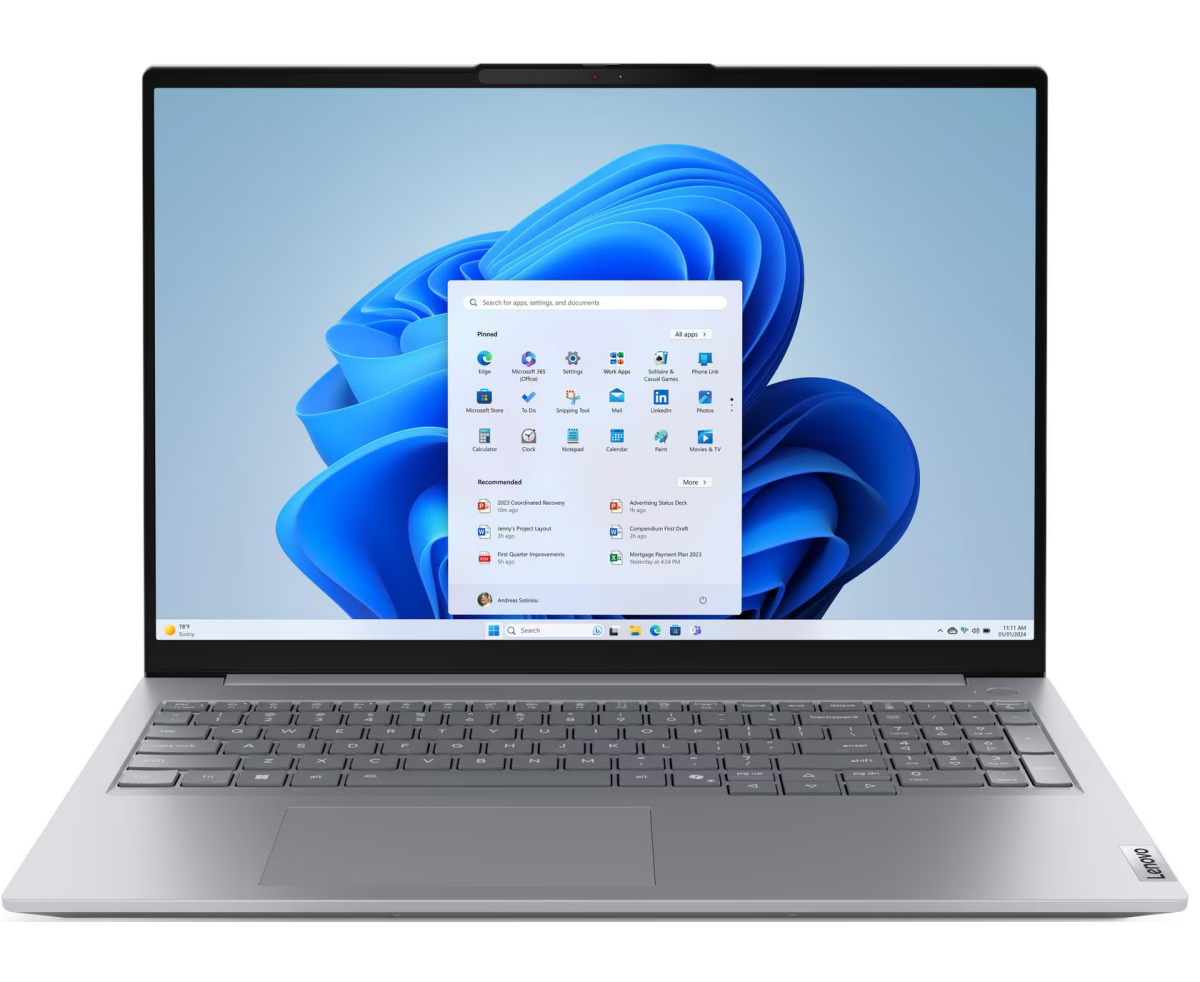 Ноутбук Lenovo Think Book 16 G9 (21 US001 UGP) IRL 16" WUXGA (1920x1200) IPS 400 N, Core 5-210 H, 16 GB DDR5, 512 GB SSD M.2, Integrated Graphics, Wi Fi7
