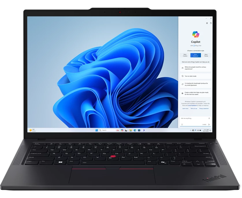 Ноутбук LENOVO Think Pad T14 Gen 5 (21 ML00 EHFW) 14" WUXGA (1920 x 1200), Ultra 7 155 U, 16 GB DDR5, 512 GB SSD M.2, Intel Graphics, Wi Fi