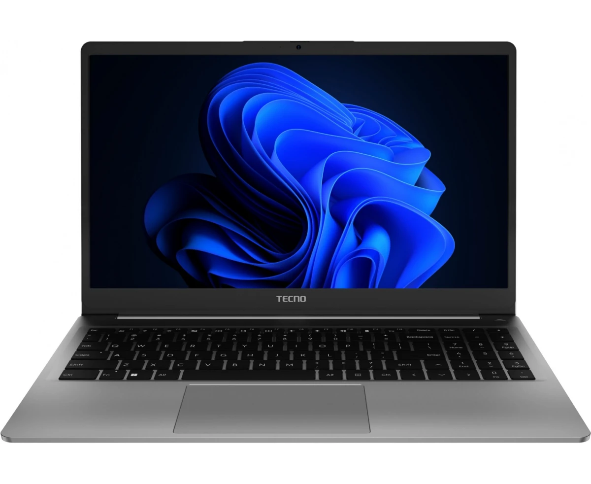Ноутбук Tecno Mega Book K16 SFA (71005000518-Win11 H) Ryzen 5 7535 HS 8 Gb SSD512 Gb AMD Radeon 660 M 16" IPS WUXGA (1920x1200) grey Wi Fi BT Cam 6060m Ah